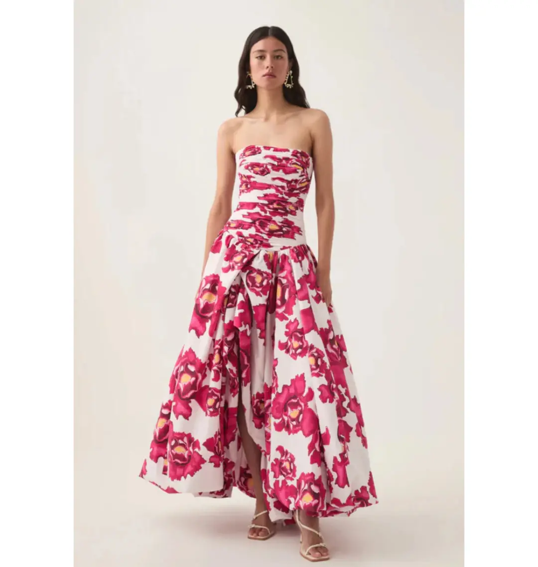 Aje Behold Maxi Dress in Boldly Blooming Size AU 6 for rent on The Volte - main image