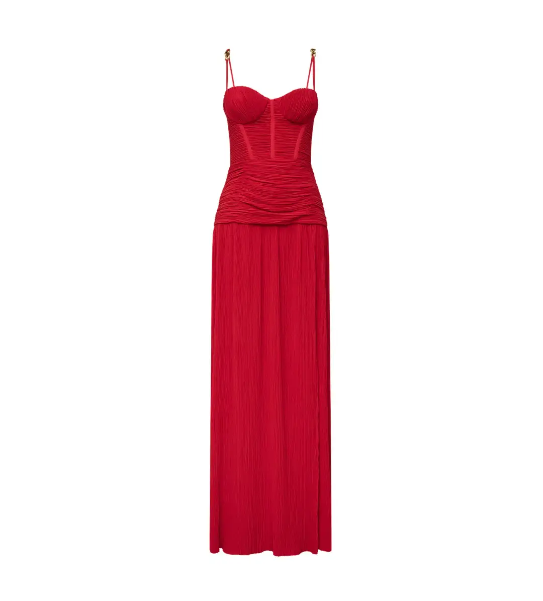 Manning Cartell Double Time Pleat Dress Red Size AU 6 for rent on The Volte - main image