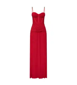 Manning Cartell Double Time Pleat Dress Red Size AU 6 for rent on The Volte - image 8