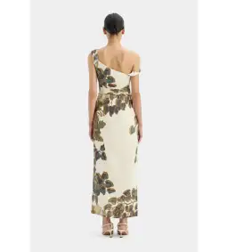 Sir the Label Evalita Twist Midi Dress in Pine Valley Size AU 10 for rent on The Volte - image 3