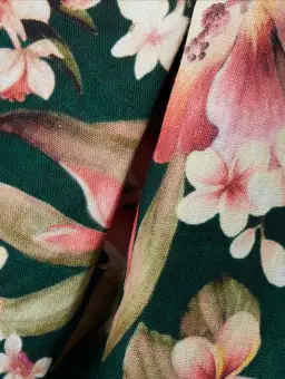 Zimmermann Lexi Tie Mini Dress Green Palm Size 3 / AU 14 for rent on The Volte - image 4