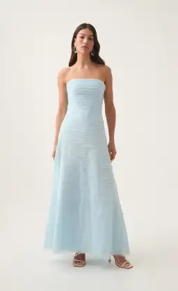 Aje Soundscape Maxi Dress Sea Breeze Size 6 for rent on The Volte - image 1