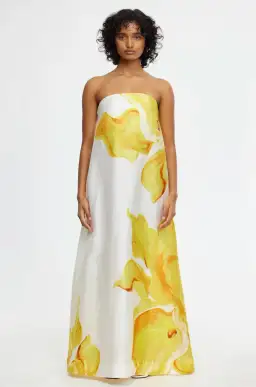 Acler Hopton Dress Ivory Calla Lily Size 8 for rent on The Volte - image 6