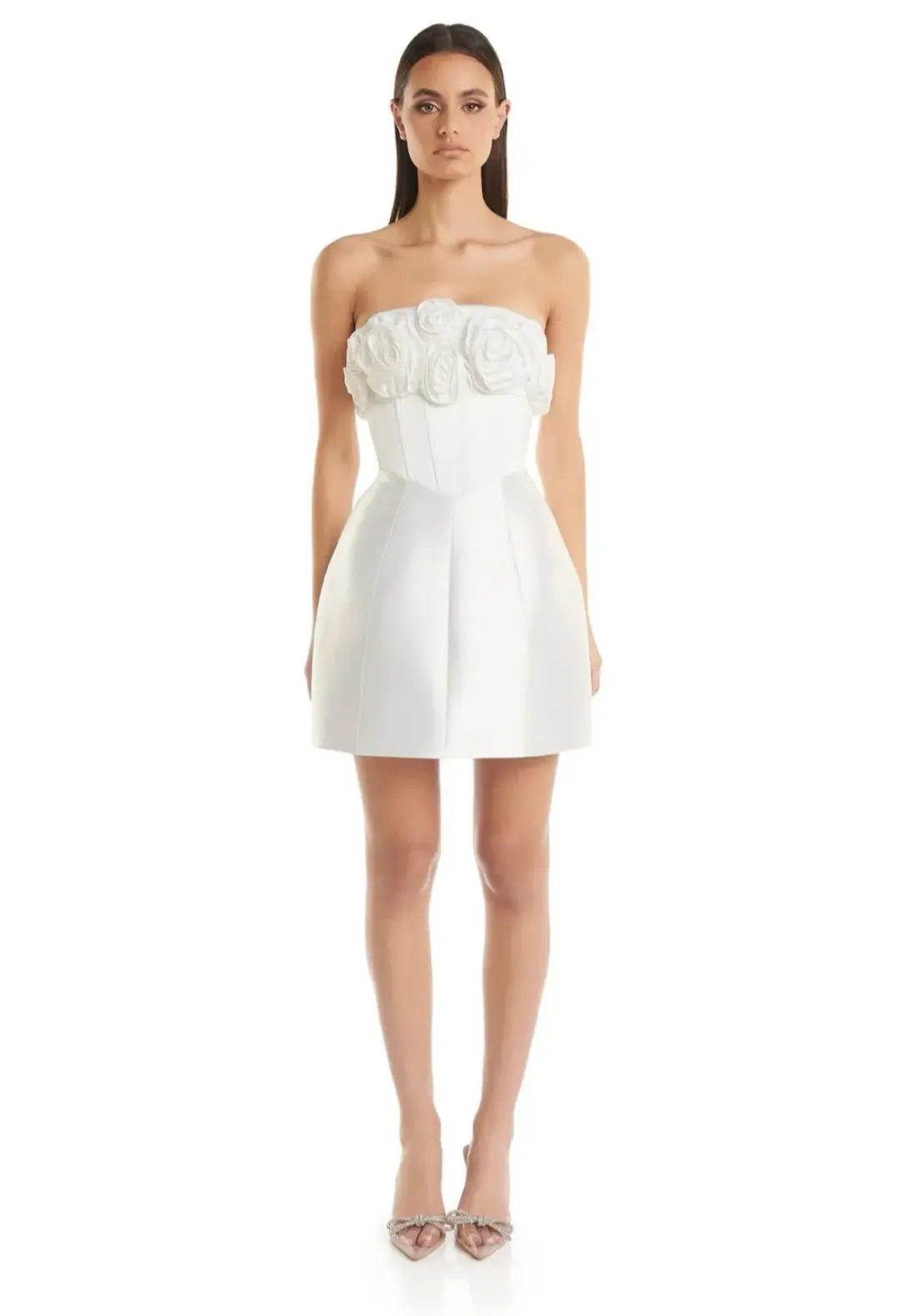 Eliya the Label Tehanni Dress in White Size S/Au 8 for rent on The Volte - main image