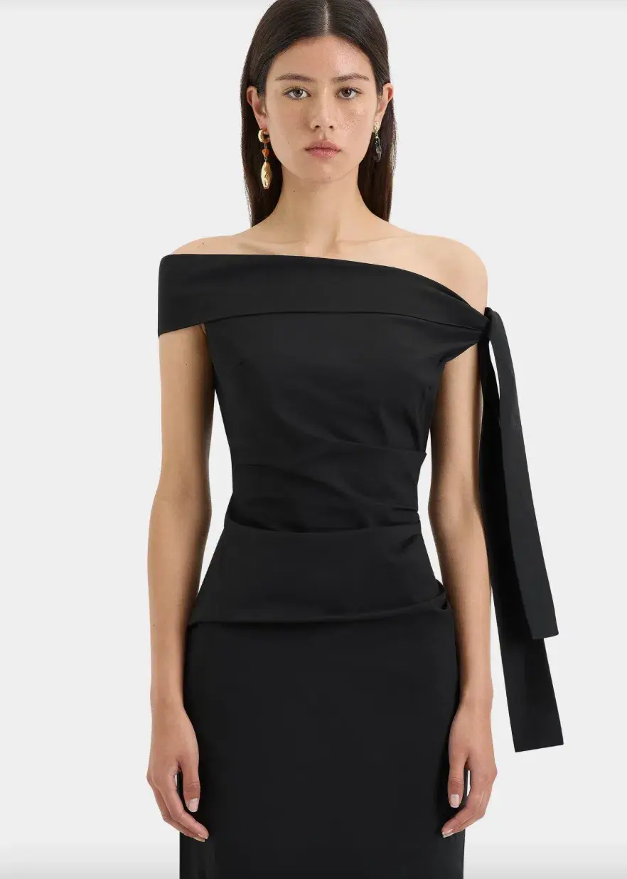 Sir the Label Dahlia Gown Black Size 1 / Au 8 for rent on The Volte - main image