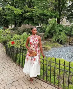 Zimmermann Wonderland Halter Midi Dress Floral Size 0/Au 8 for rent on The Volte - image 2