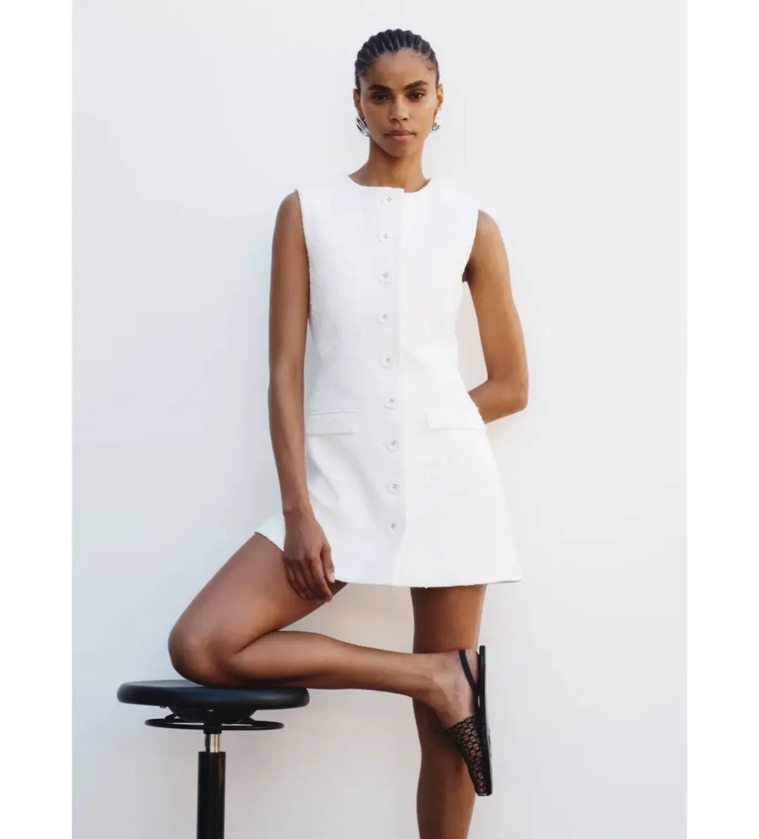 Anna Quan Sofia Dress in Boucle Size AU 8 for rent on The Volte - main image