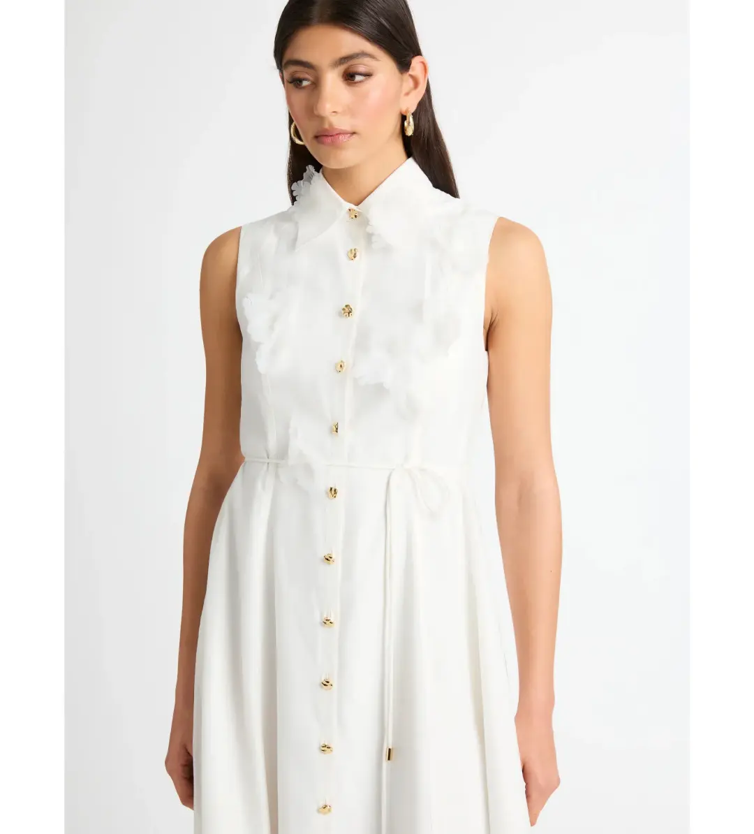 Sheike Rose Garden Maxi Dress White Size AU 10 for rent on The Volte - main image