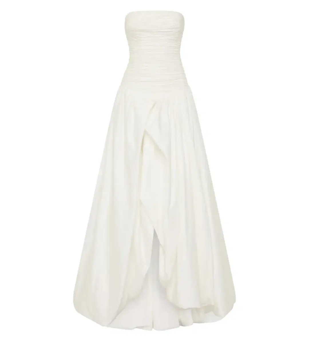 Aje Violette Bubble Hem Maxi Dress Ivory Size AU 12 for rent on The Volte - main image