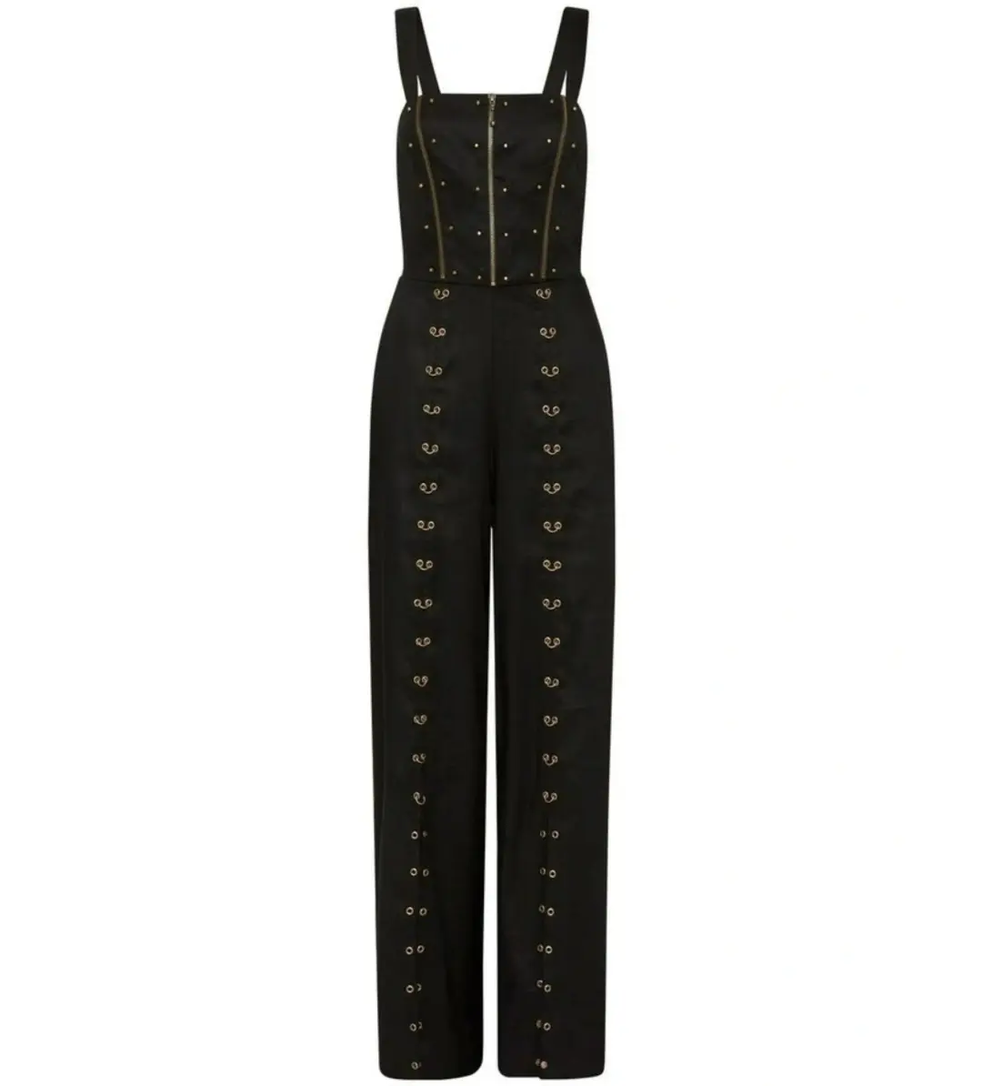 Sass & Bide Abstract After Dark Jumpsuit Black Size AU 10 for rent on The Volte - main image