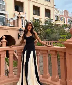 Arcina Ori Paloma Dress Black/White Size AU 8 for rent on The Volte - image 6