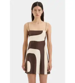 Sir the Label Freddie Slip Dress in Poster Print Size 2 / AU 10 for rent on The Volte - image 3