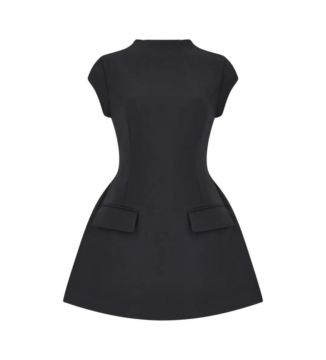 Odd Muse Ultimate Muse Cap Sleeve Mini Dress Black Size XS / AU 6 for rent on The Volte - main image