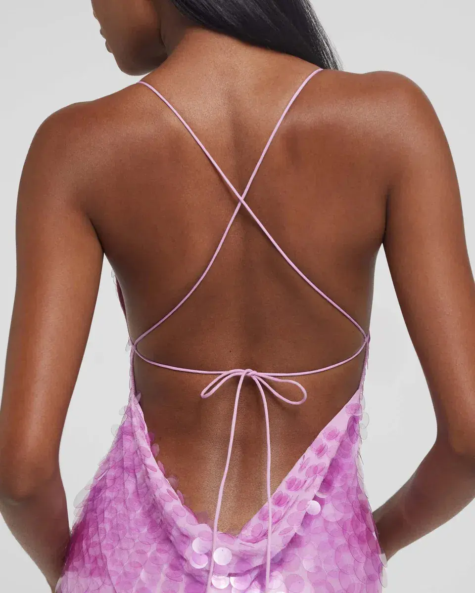 Rat & Boa Hydra Dress Sherbert Pink Size Small for rent on The Volte - main image