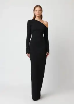 Effie Kats Cayley Gown Black Size S / AU 8 for rent on The Volte - image 1