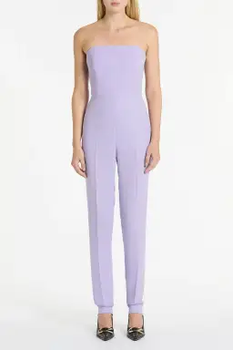 Carla Zampatti Strapless Jumpsuit with pockets Lilac/Purple Size 8 for rent on The Volte - image 1