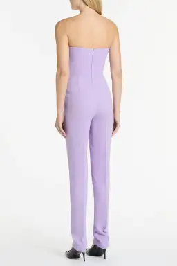 Carla Zampatti Strapless Jumpsuit with pockets Lilac/Purple Size 8 for rent on The Volte - image 2