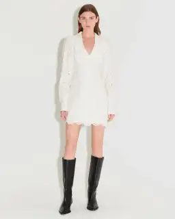 Hansen and Gretel Amity Mini Dress White Size 8