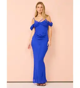 Rachel Gilbert Quinn Maxi Dress in Electric Size AU 12