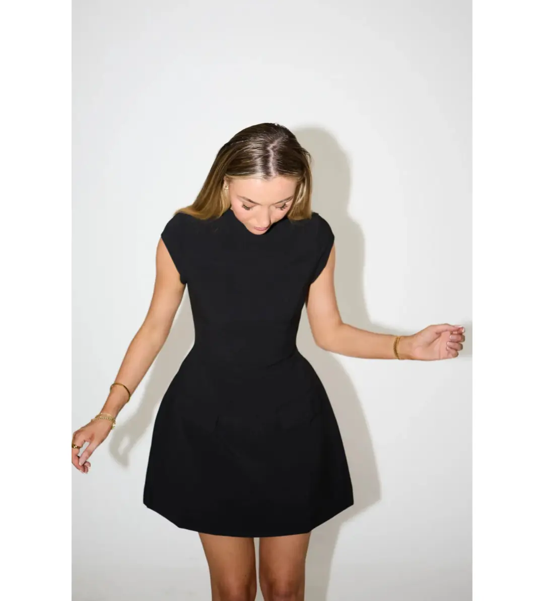 Odd Muse Ultimate Cap Sleeve Dress Black Size S / AU 8 for rent on The Volte - main image