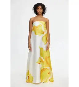 Acler Hopton Dress in Ivory Calla Lily Size AU 8 for rent on The Volte - image 1