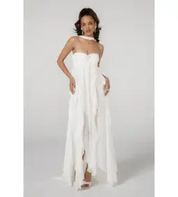 Nana Jacqueline Mariah Dress in White Size AU 8 for rent on The Volte - image 1