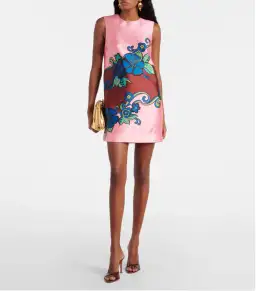 Alémais Azalea Floral Mini Dress Pink Floral Size AU 16 for rent on The Volte - image 1