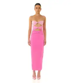 Eliya the Label Zora Dress in Pink Size XL / AU 14 for rent on The Volte - image 1