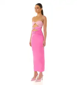 Eliya the Label Zora Dress in Pink Size XL / AU 14 for rent on The Volte - image 3
