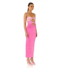 Eliya the Label Zora Dress in Pink Size XL / AU 14 for rent on The Volte - image 2