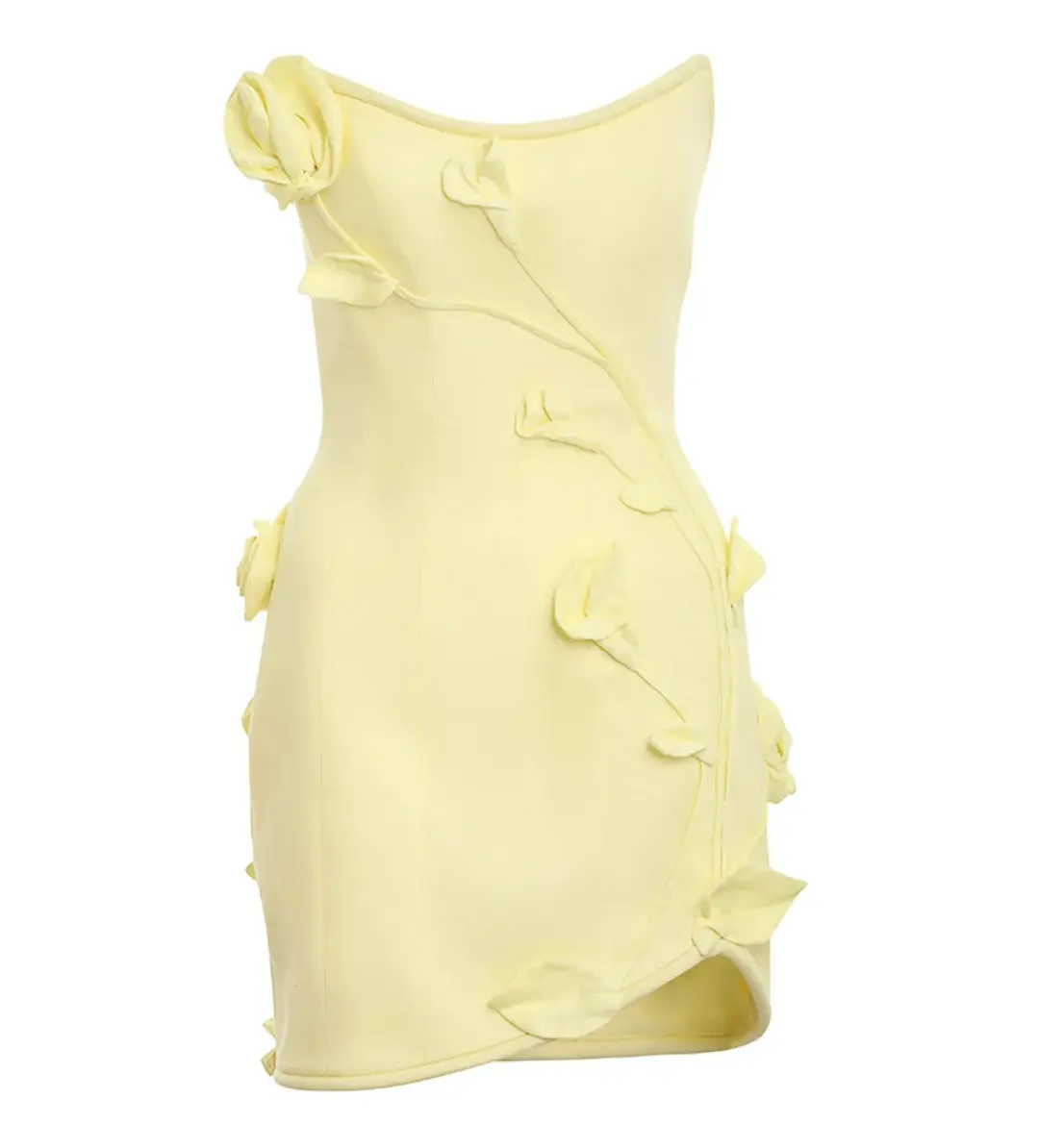 Zimmermann Matchmaker Rose Mini Dress Yellow Size 3 / AU 14 for rent on The Volte - main image