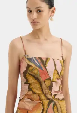 Sir Talulah Column Dress in Sanderling Floral Size 3 (AU 12) for rent on The Volte - image 4