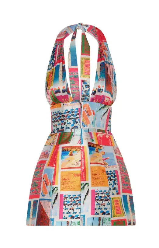 Eliya the Label St. Lucia Mini Dress Vacanza Print Size XL / AU 14 for rent on The Volte - main image
