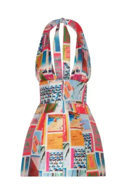 Eliya the Label St. Lucia Mini Dress Vacanza Print Size XL / AU 14 for rent on The Volte - image 4