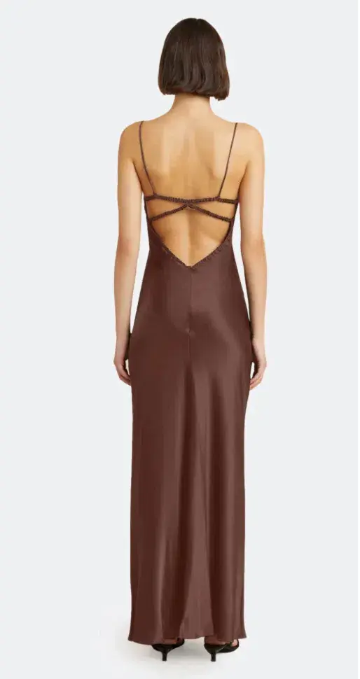 Bec & Bridge Amber Maxi Dress Brown Size 6 - Image 4