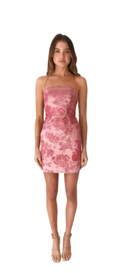 Manning Cartell Kyoto Calling Mini Dress Pink Metallic Size 8 for rent on The Volte - image 4