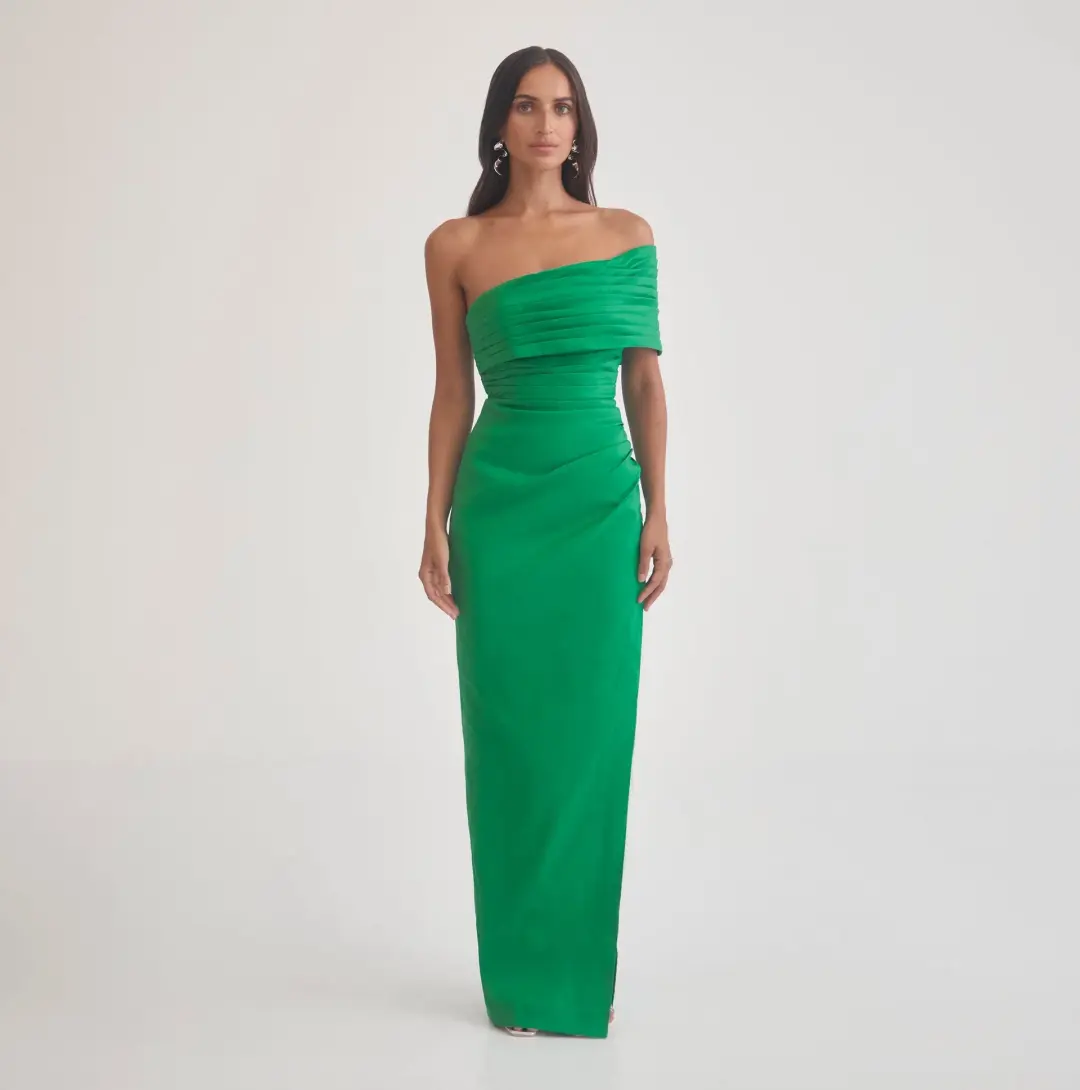 Sheike Giselle Gown Jade Green Size 10 for rent on The Volte - main image