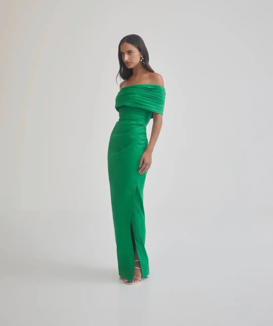 Sheike Giselle Gown Jade Green Size 10 for rent on The Volte - main image