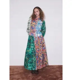 Alemais Sunburst Shirtdress Multi Size 12 for rent on The Volte - image 2