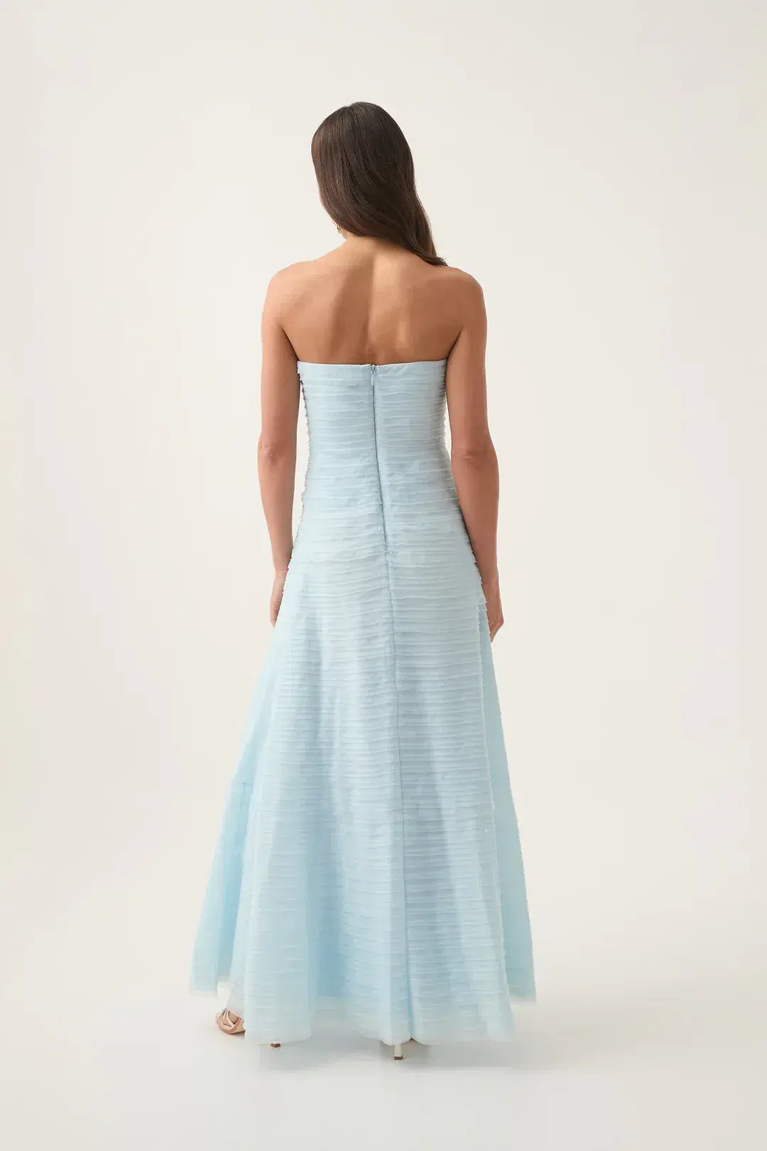 Aje Soundscape Maxi Dress Sea Breeze Size Au 6 for rent on The Volte - main image