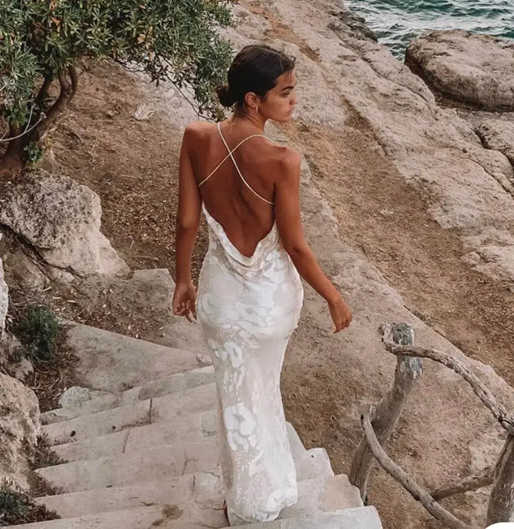 Rat and Boa Primrose Dress Cream Size M/Au 10 for rent on The Volte - main image