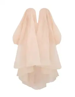 Zimmermann Crush Strapless Mini Dress Peach Size 1/Au 10 for rent on The Volte - image 2
