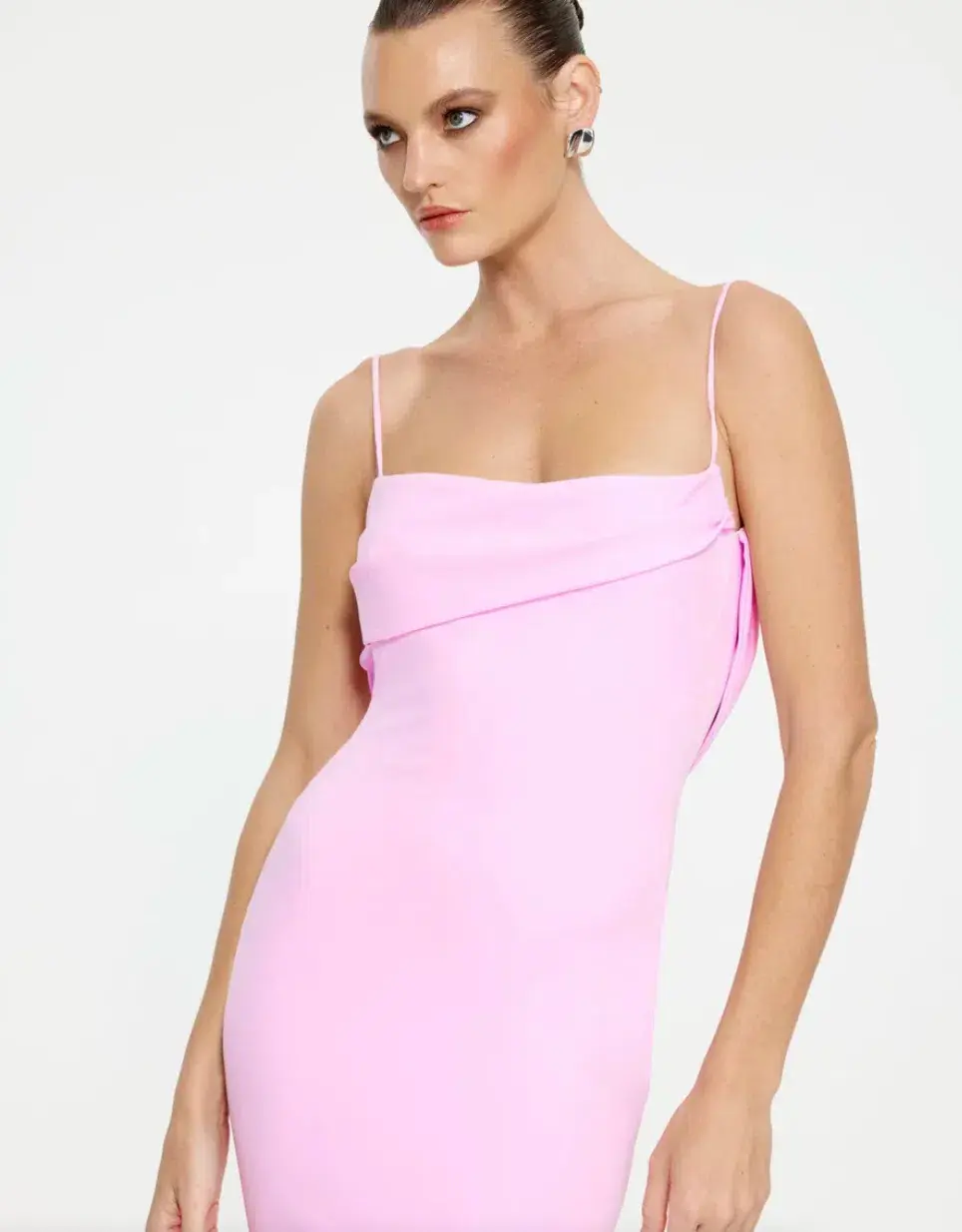 Effie Kats Havilland Gown Taffy Pink XS/Au 6 for rent on The Volte - main image