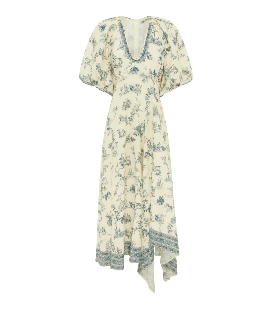 Alemais Casa Midi Dress Floral Size 14 for rent on The Volte - main image