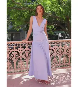 By Nicola Bowie Maxi Dress In Cornflower Blue Size AU 8