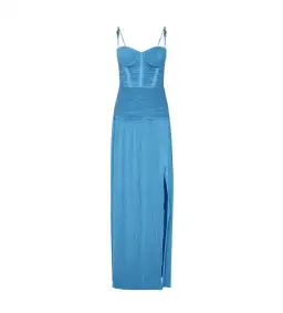 Manning Cartell Double Time Pleat Dress in Cerulean Blue Size S / AU 8 for rent on The Volte - image 4