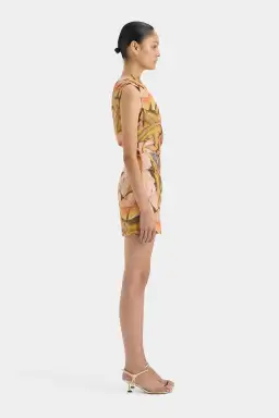 Sir the Label Talulah Knot Mini Dress Sanderling Floral Size 2 / AU 10 for rent on The Volte - image 4