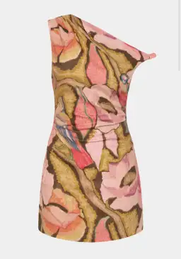 Sir the Label Talulah Knot Mini Dress Sanderling Floral Size 2 / AU 10 for rent on The Volte - image 7