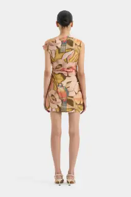 Sir the Label Talulah Knot Mini Dress Sanderling Floral Size 2 / AU 10 for rent on The Volte - image 3