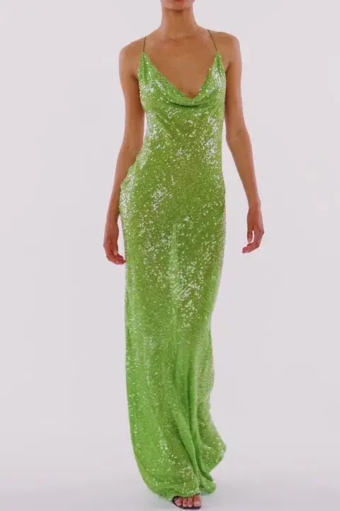 Rat & Boa Gaia Dress Green Size M / AU 10 for rent on The Volte - main image